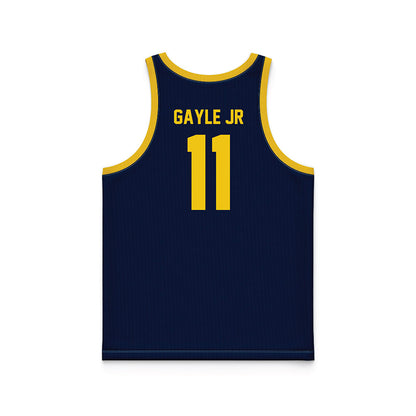 Michigan - NCAA Men's Basketball : Roddy Gayle Jr - Blue Basketball Jersey-1