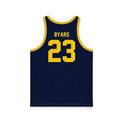 Michigan - NCAA Women's Basketball : Ciara Byars - Blue Basketball Jersey-1