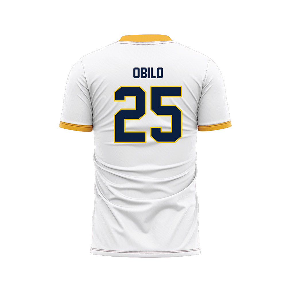 Michigan - NCAA Men's Soccer : Dubem Obilo - White Soccer Jersey-1