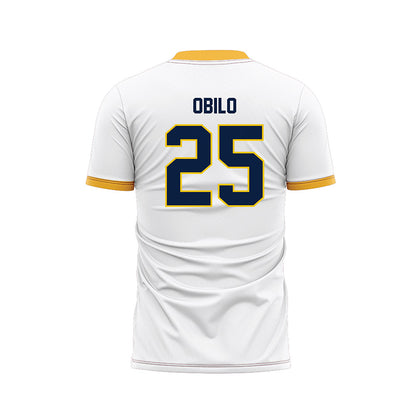 Michigan - NCAA Men's Soccer : Dubem Obilo - White Soccer Jersey-1