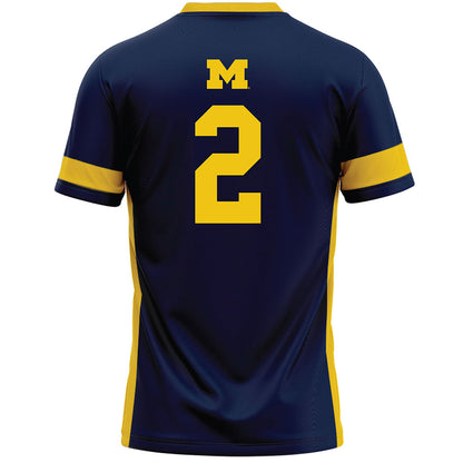 Michigan - NCAA Women's Lacrosse : Zoe Martin - Lacrosse Jersey -1