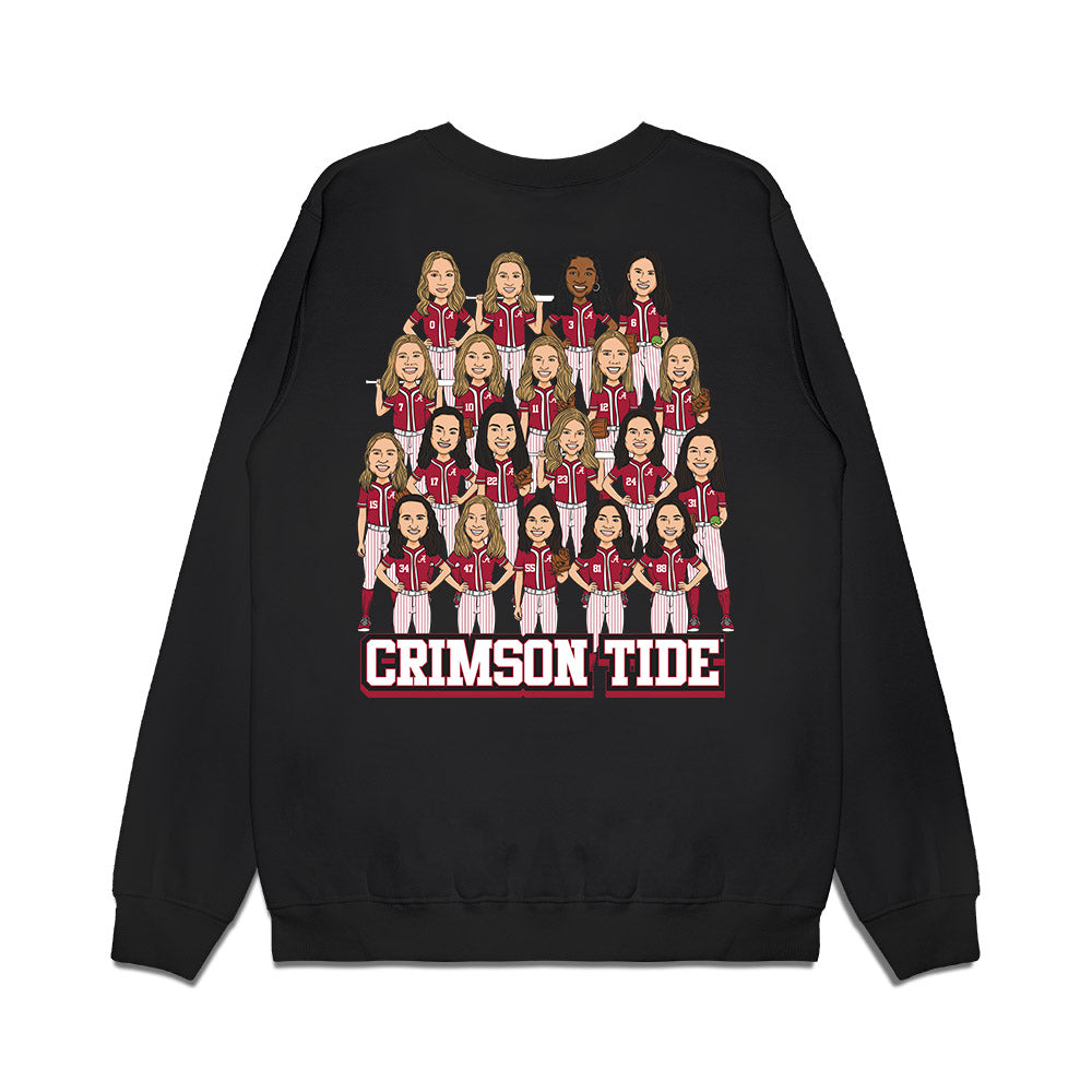 Alabama - NCAA Softball : - Premium Crewneck Sweatshirt-1