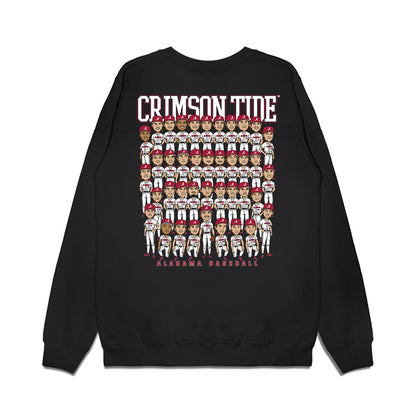 Alabama - NCAA Baseball : Team Caricature Premium Crewneck Sweatshirt-1