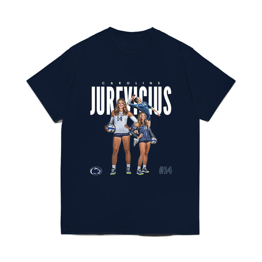 Penn State - NCAA Women's Volleyball : Caroline Jurevicius - Collage Comfort Colors T-Shirt-0