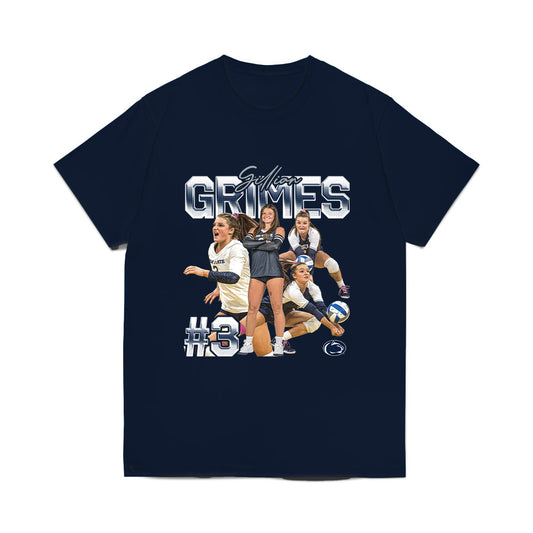 Penn State - NCAA Women's Volleyball : Gillian Grimes - Collage Comfort Colors T-Shirt-0