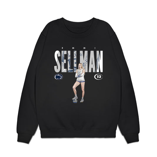 Penn State - NCAA Women's Volleyball : Emerson Sellman - Graphic Tee Premium Crewneck Sweatshirt-0