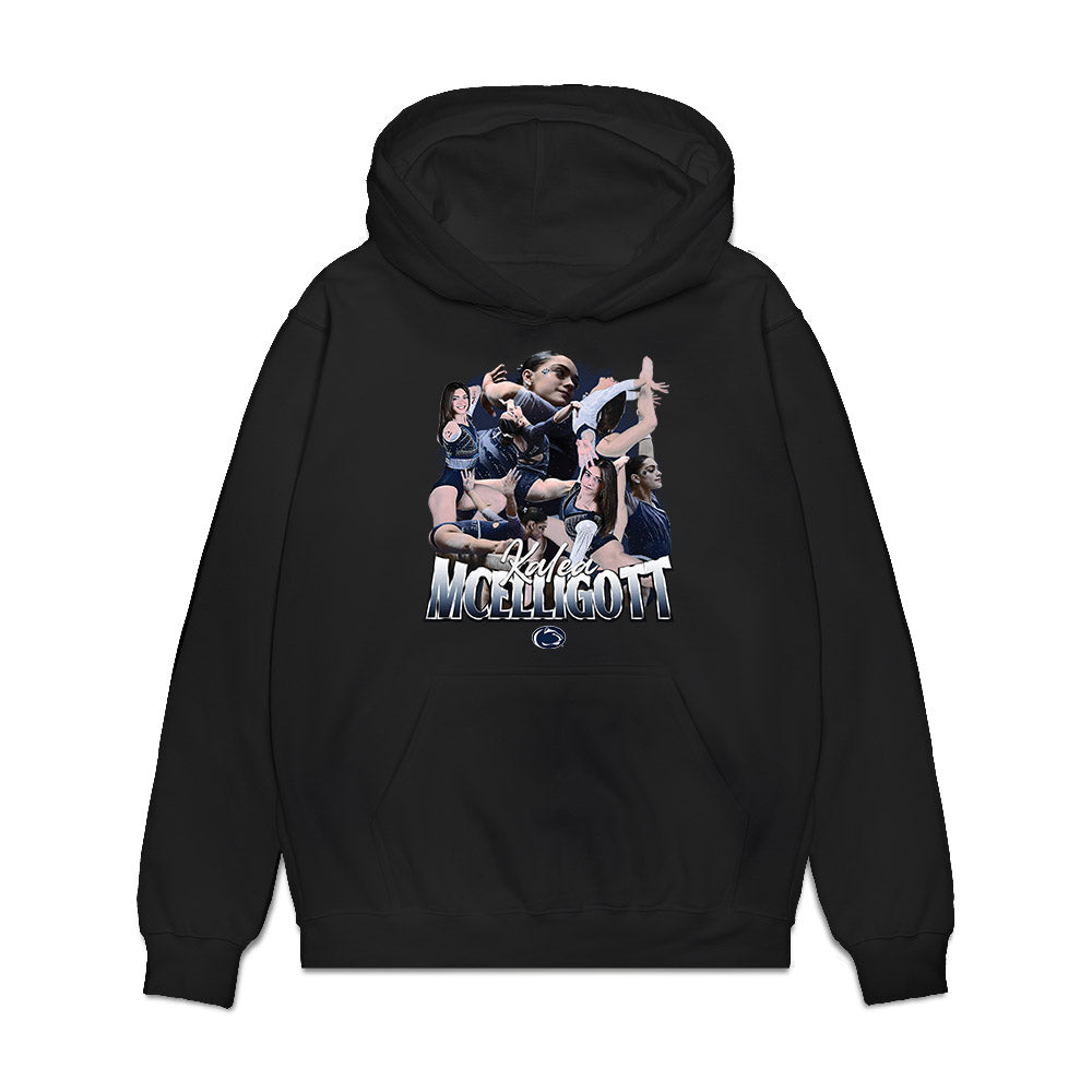 Penn State - NCAA Women's Gymnastics : Kalea McElligott - Collage Premium Hooded Sweatshirt-0