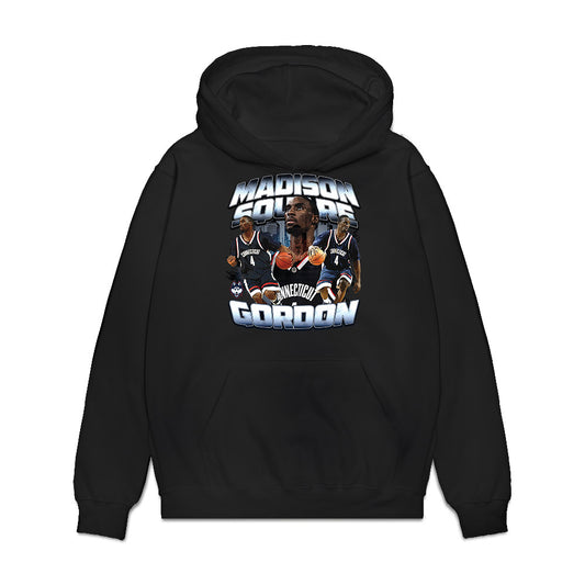 UConn - Men's Basketball Legends : Ben Gordon - Collage Premium Hooded Sweatshirt-0