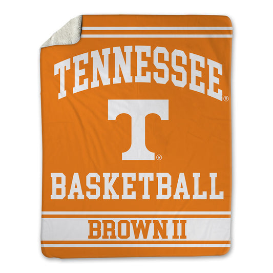 Tennessee - NCAA Men's Basketball : Dewayne Brown II - Blanket-0