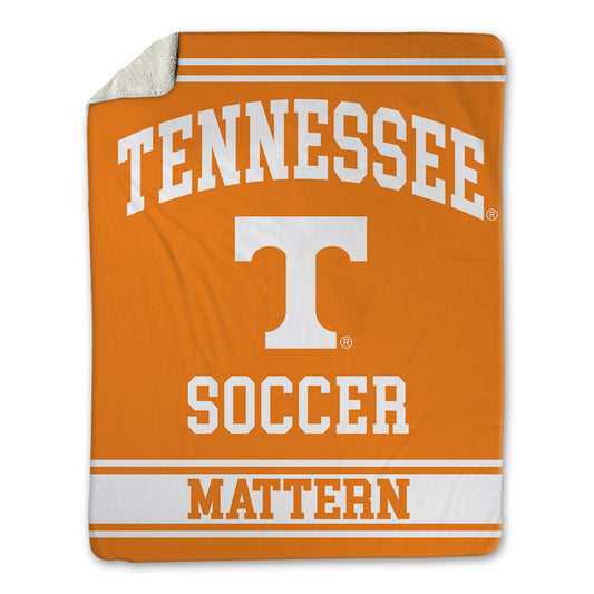 Tennessee - NCAA Women's Soccer : Reese Mattern - Blanket-0