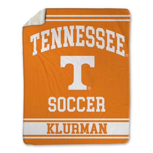 Tennessee - NCAA Women's Soccer : Leah Klurman - Blanket-0