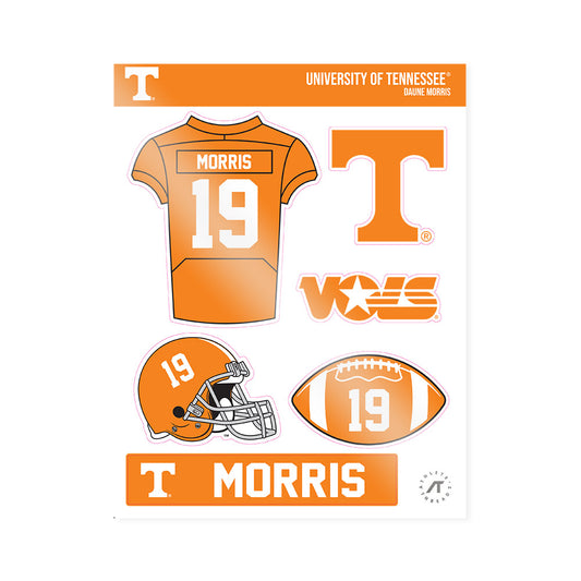 Tennessee - NCAA Football : Daune Morris - Sticker Sheet-0