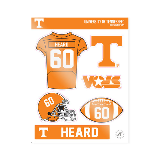 Tennessee - NCAA Football : Jeremias Heard - Sticker Sheet-0