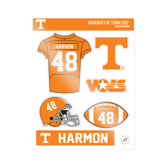 Tennessee - NCAA Football : Jaedon Harmon - Sticker Sheet-0