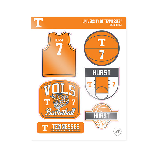 Tennessee - NCAA Men's Basketball : Grant Hurst - Sticker Sheet-0