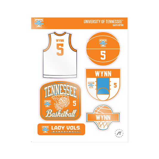Tennessee - NCAA Women's Basketball : Kaiya Wynn - Sticker Sheet-0