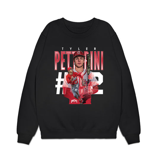 Ohio State - NCAA Baseball : Tyler Pettorini - Premium Crewneck Sweatshirt-0