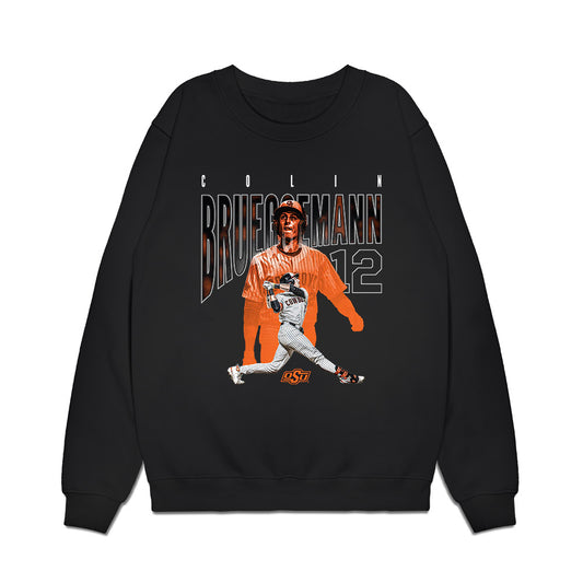 Oklahoma State - NCAA Baseball : Colin Brueggemann - Collage Premium Crewneck Sweatshirt-0