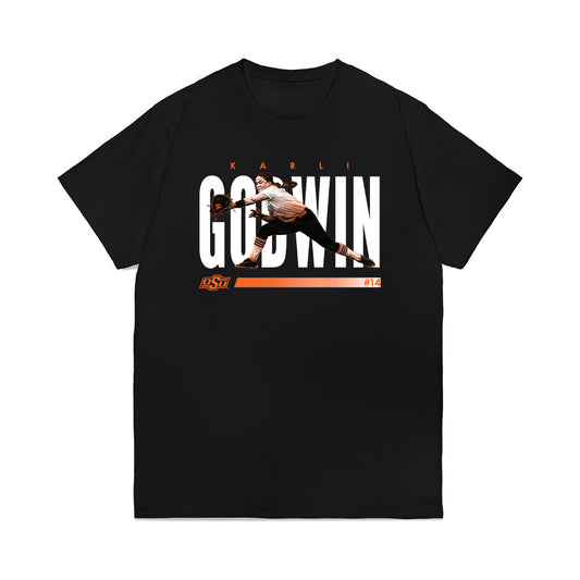 Oklahoma State - NCAA Softball : Karli Godwin - Premium T-Shirt-0