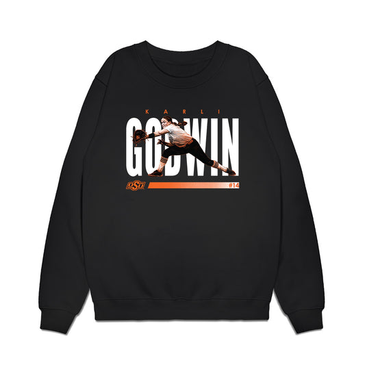 Oklahoma State - NCAA Softball : Karli Godwin - Premium Crewneck Sweatshirt-0