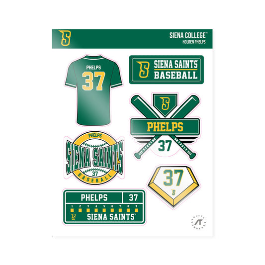 Siena - NCAA Baseball : Holden Phelps - Sticker Sheet-0