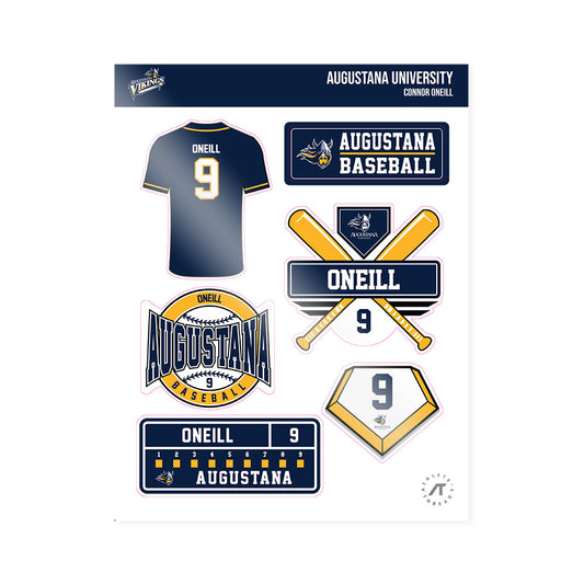 AU - NCAA Baseball : Connor Oneill - Sticker Sheet-0