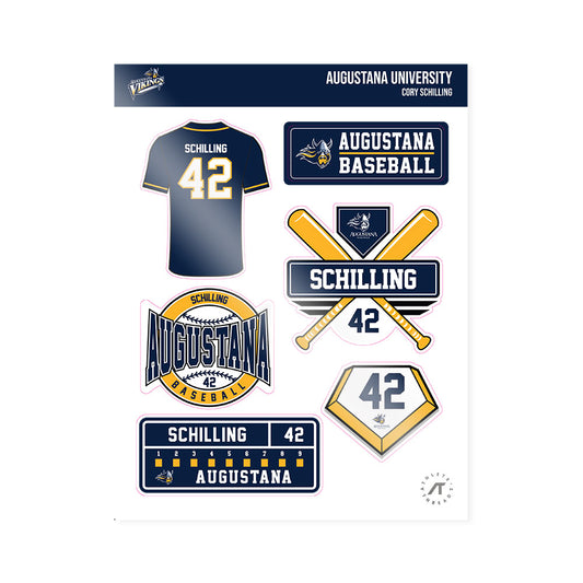 AU - NCAA Baseball : Cory Schilling - Sticker Sheet-0