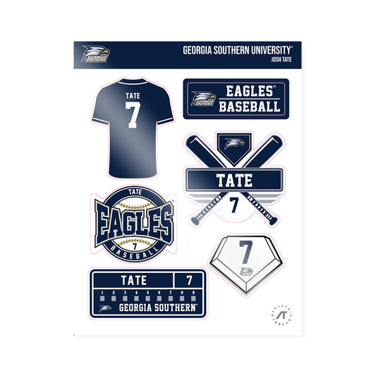 Georgia Southern - NCAA Baseball : Josh Tate - Sticker Sheet-0