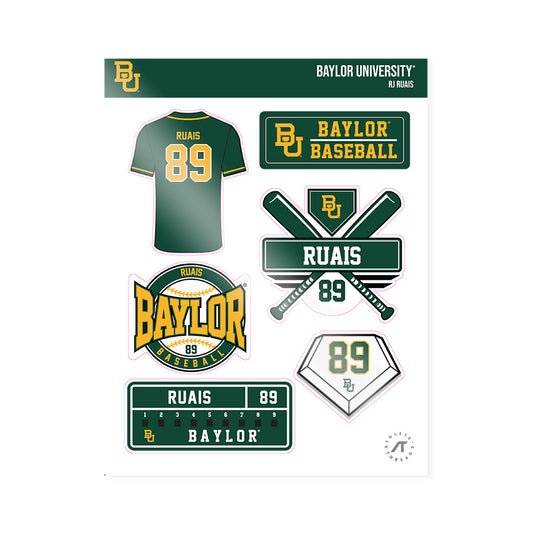 Baylor - NCAA Baseball : RJ Ruais - Sticker Sheet-0