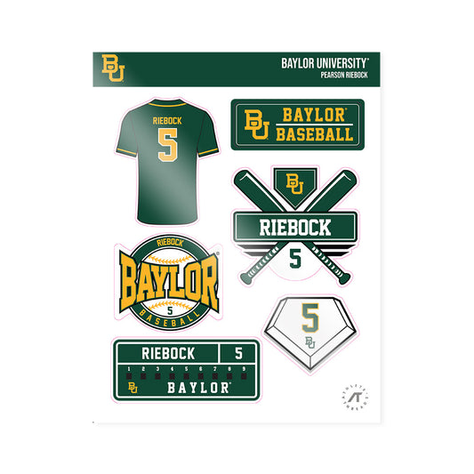 Baylor - NCAA Baseball : Pearson Riebock - Sticker Sheet-0