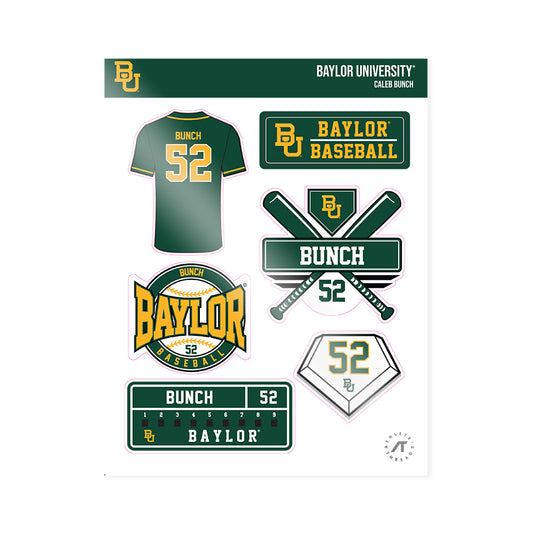 Baylor - NCAA Baseball : Caleb Bunch - Sticker Sheet-0