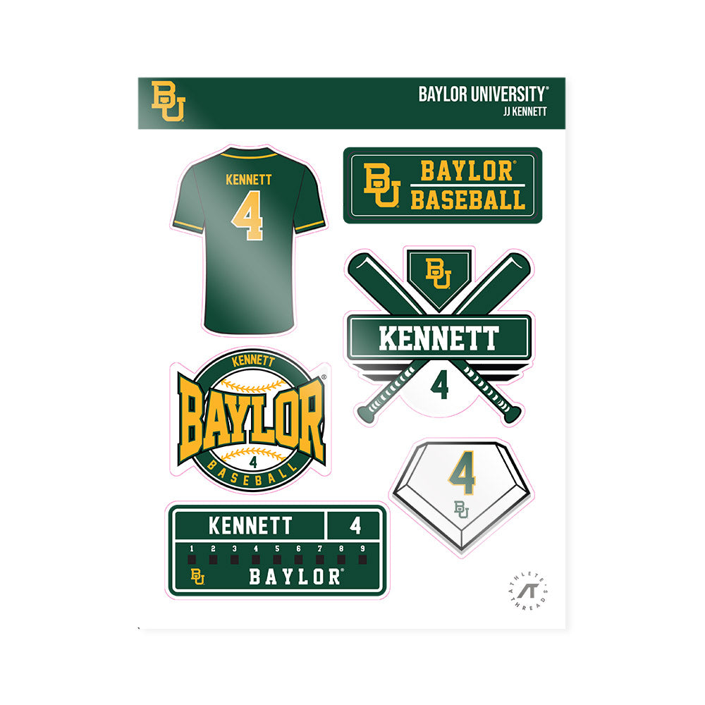 Baylor - NCAA Baseball : JJ Kennett - Sticker Sheet-0
