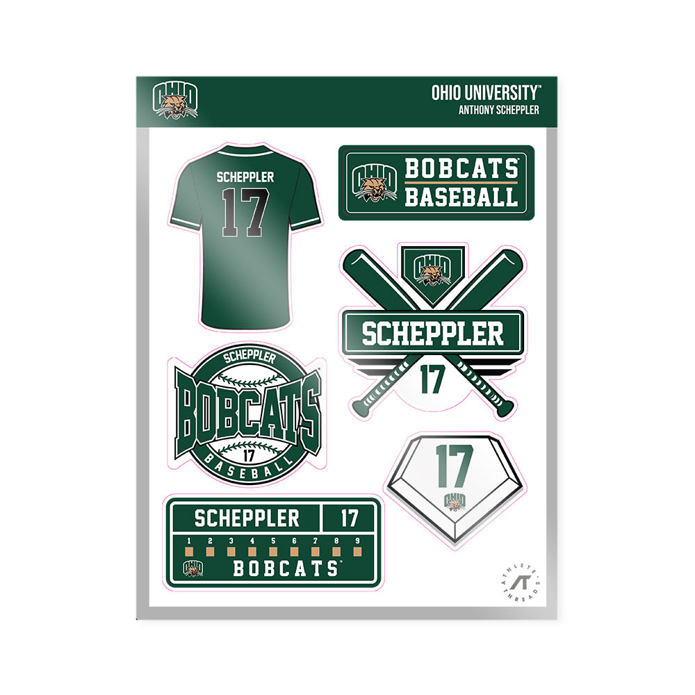 Ohio - NCAA Baseball : Anthony Scheppler - Sticker Sheet-0