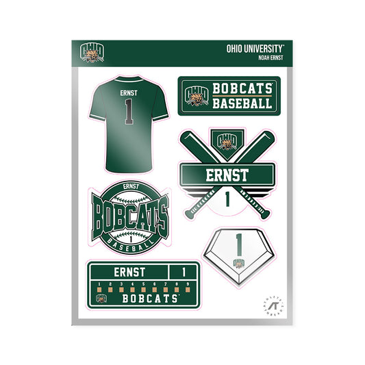 Ohio - NCAA Baseball : Noah Ernst - Sticker Sheet-0