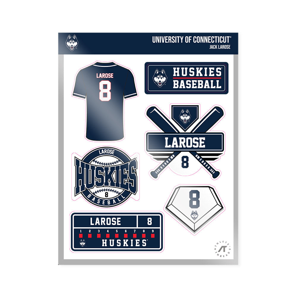 UConn - NCAA Baseball : Jack Larose - Sticker Sheet-0