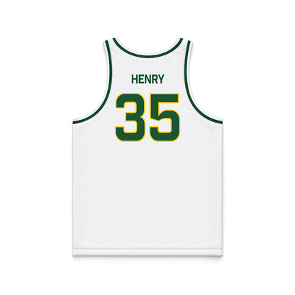 GMU - NCAA Men's Basketball : Malik Henry - Basketball Jersey-1
