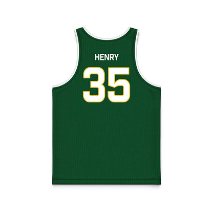 GMU - NCAA Men's Basketball : Malik Henry - Basketball Jersey-1