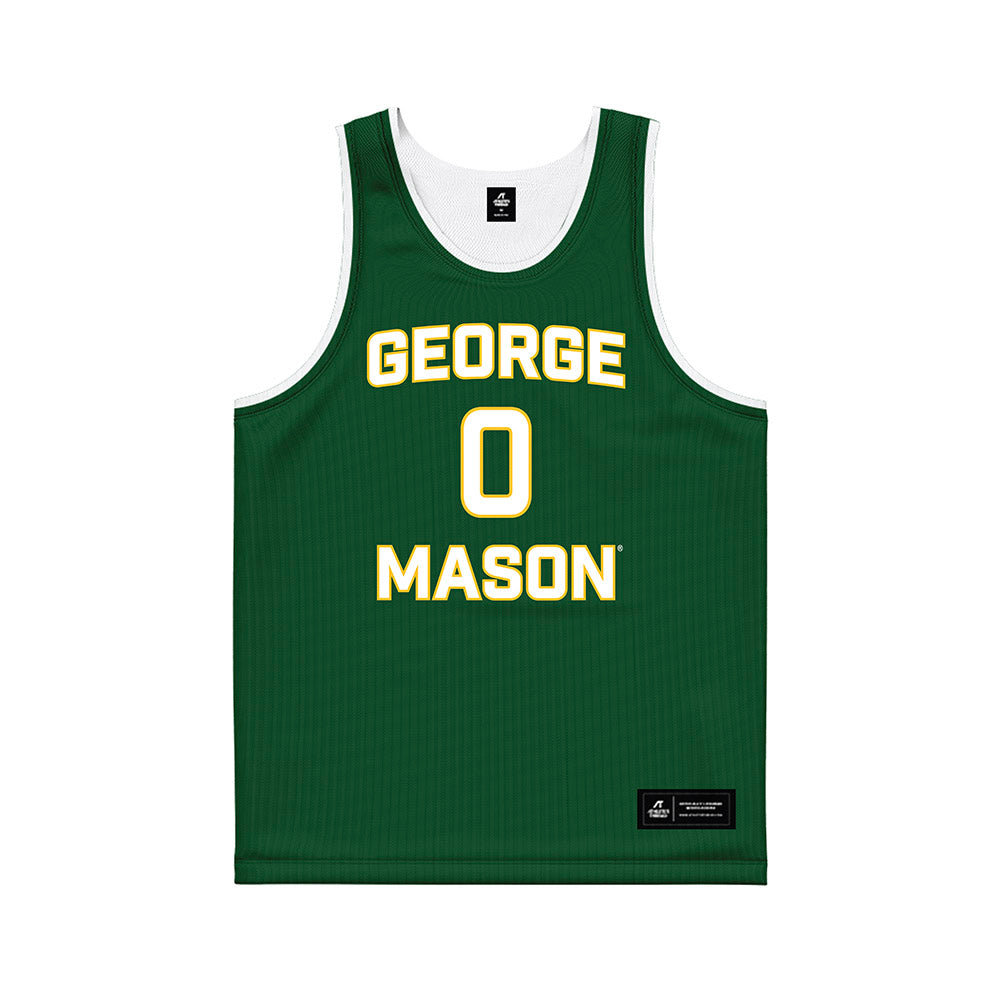 GMU - NCAA Men's Basketball : Masai Troutman - Basketball Jersey-0
