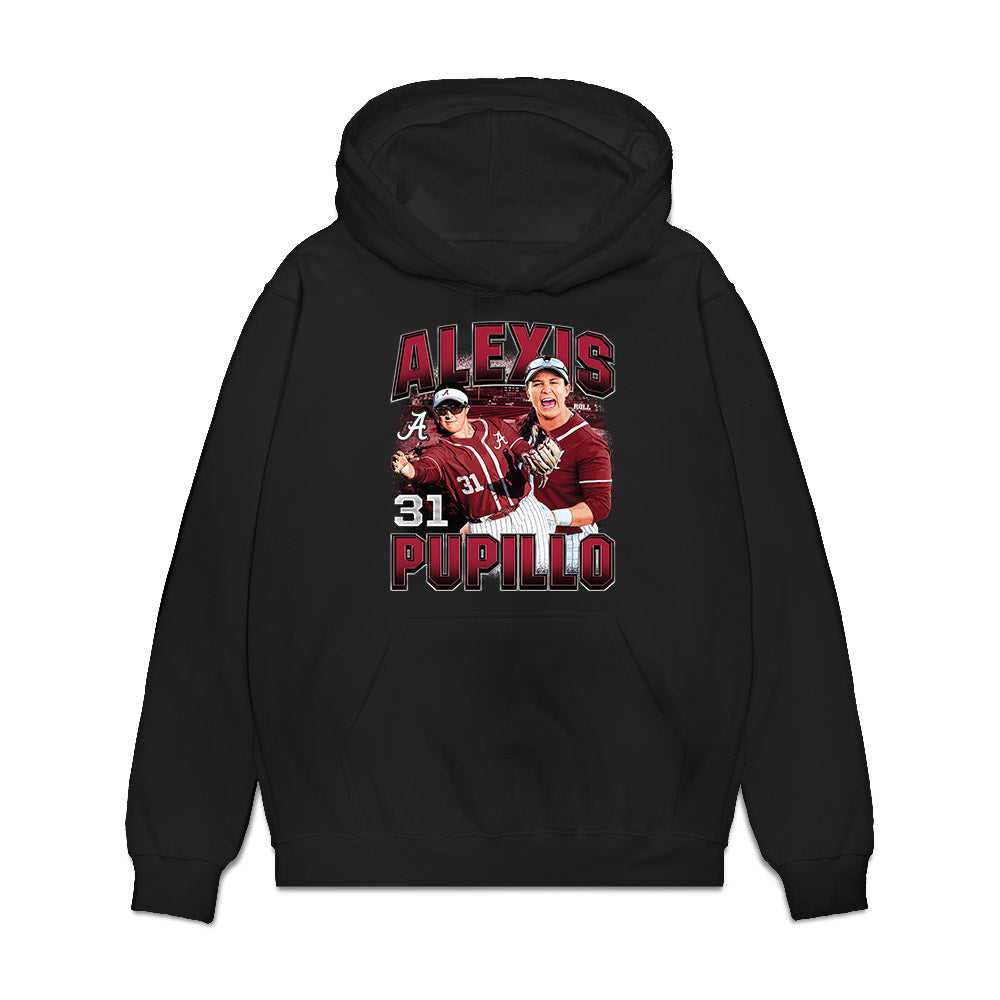 Alabama - NCAA Softball : Alexis Pupillo - Collage Premium Hooded Sweatshirt-0
