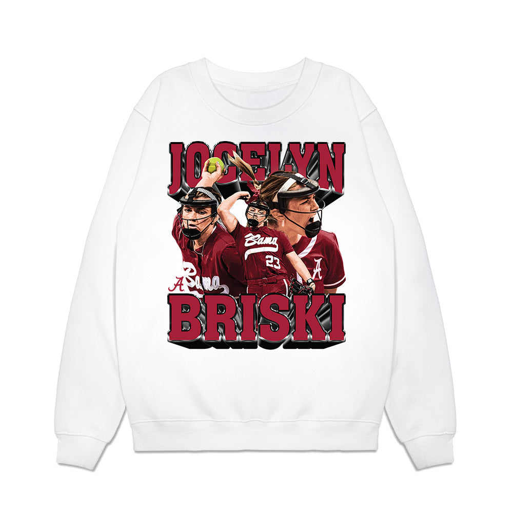 Alabama - NCAA Softball : Jocelyn Briski - Collage Premium Crewneck Sweatshirt-0