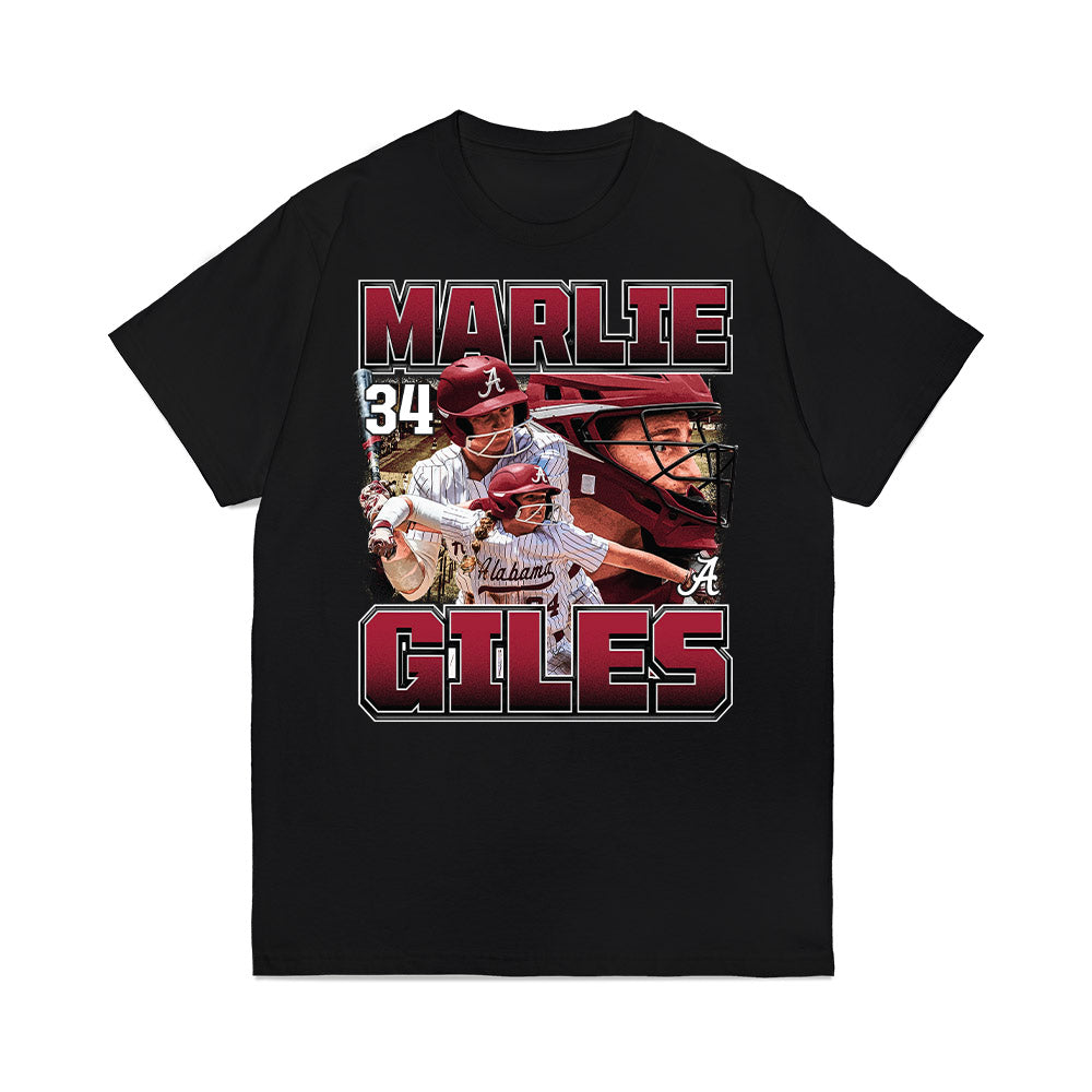 Alabama - NCAA Softball : Marlie Giles - Collage Premium T-Shirt-0