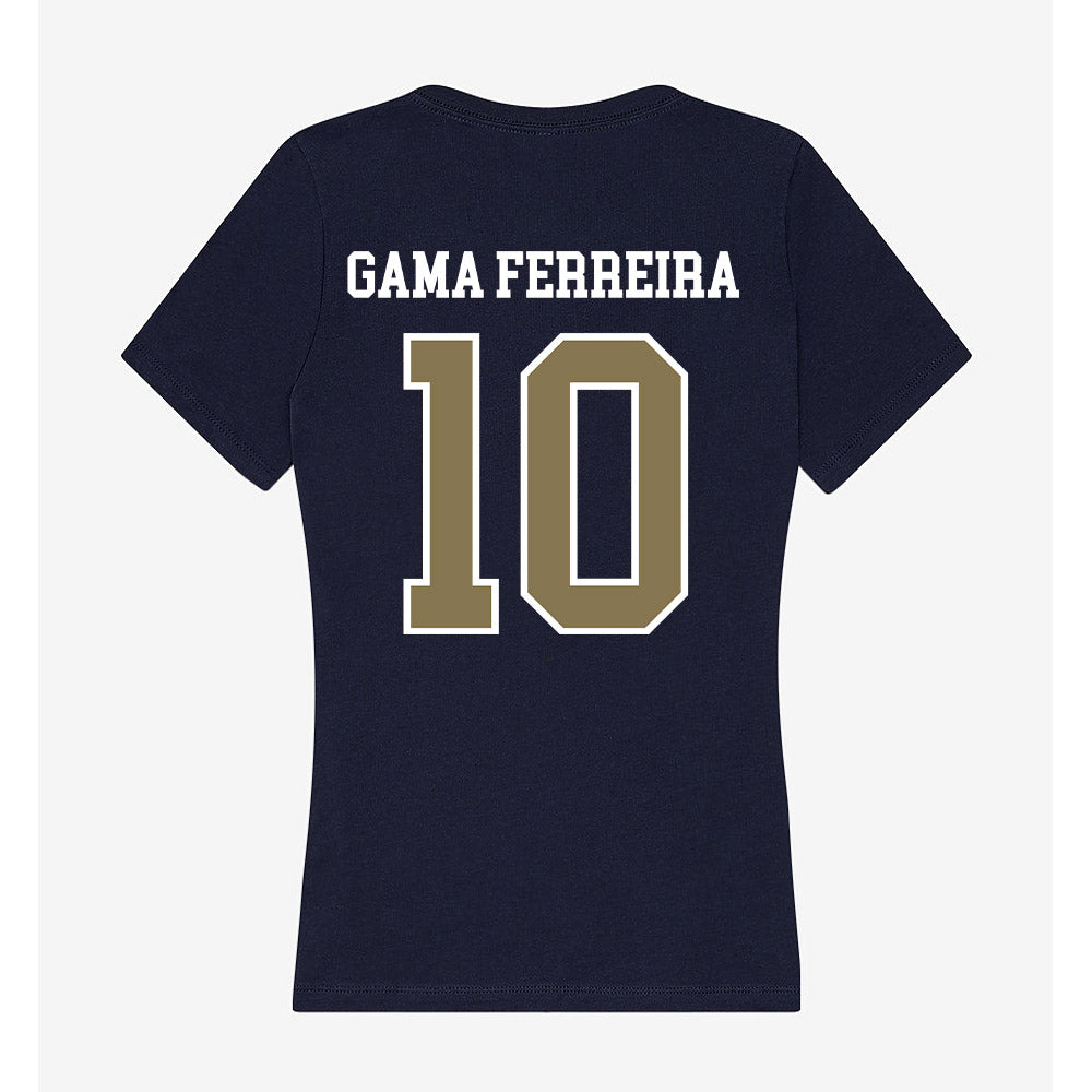 MSMU - NCAA Women's Soccer : Ines Gama Ferreira - Women's V-Neck T-Shirt-1
