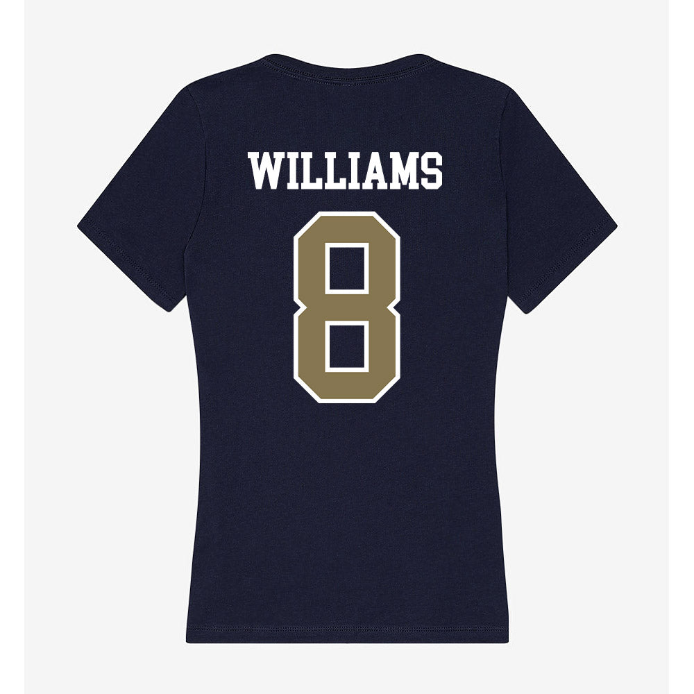 MSMU - NCAA Softball : Taylor Williams - Women's V-Neck T-Shirt-1