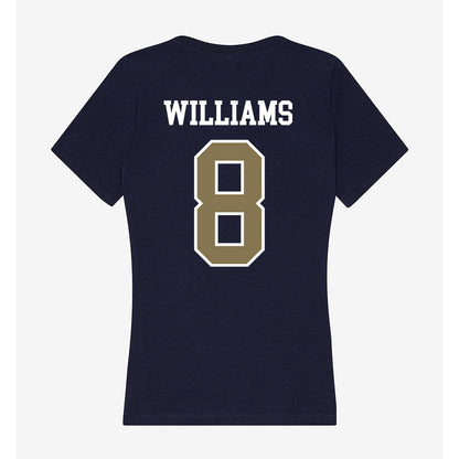 MSMU - NCAA Softball : Taylor Williams - Women's V-Neck T-Shirt-1