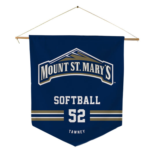 MSMU - NCAA Softball : Emma Tawney - Pennant - 18" x 21"-0