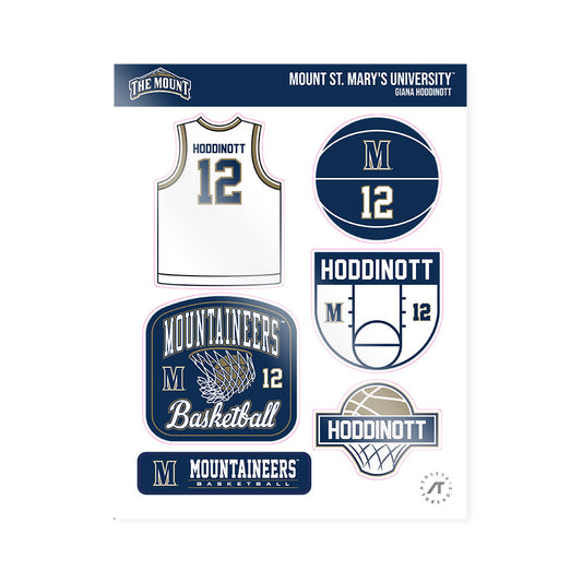 MSMU - NCAA Women's Basketball : Giana Hoddinott - Sticker Sheet-0