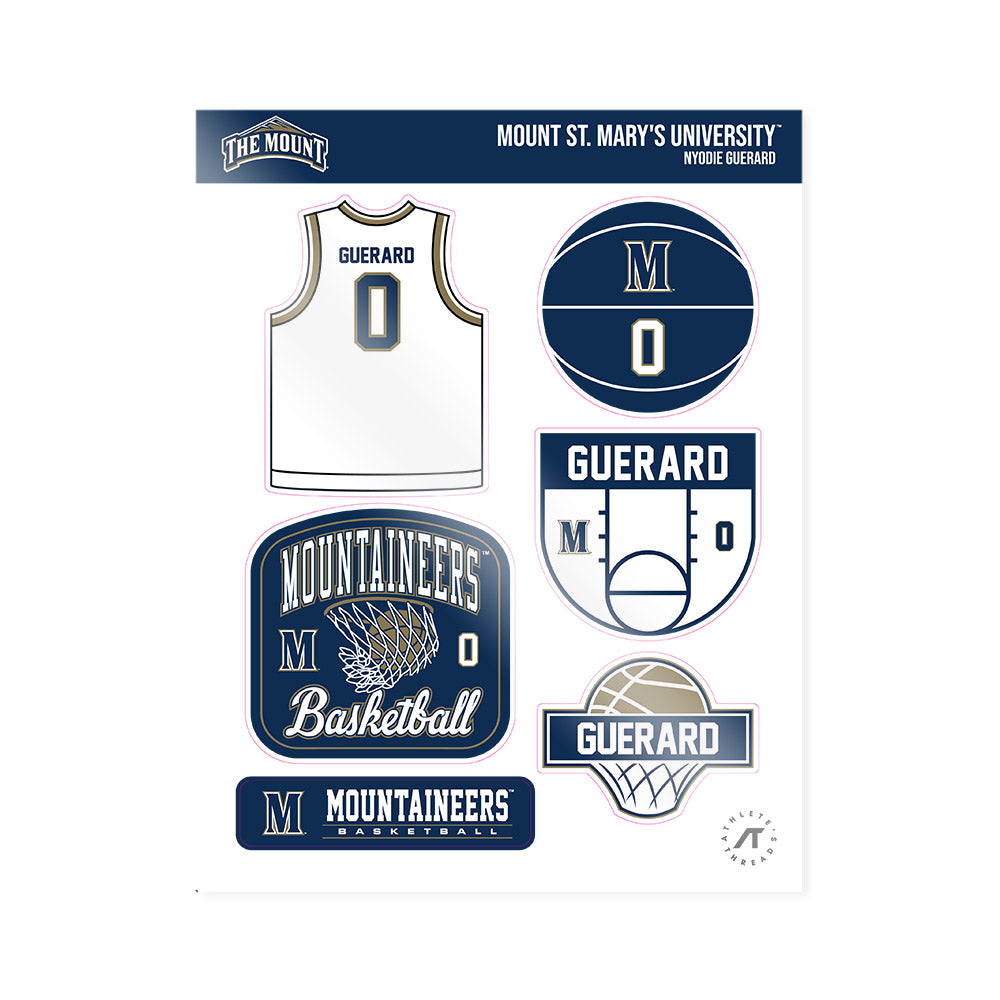 MSMU - NCAA Women's Basketball : Nyodie Guerard - Sticker Sheet-0