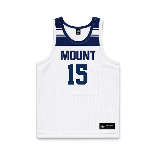 MSMU - NCAA Women's Basketball : Lenora Nkangwen - White Basketball Jersey-0