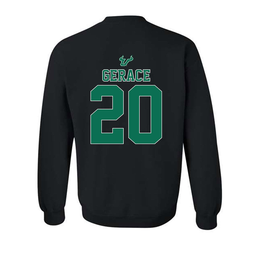 USF - NCAA Women's Lacrosse : Bella Gerace - The Debut Win Crewneck Sweatshirt-1