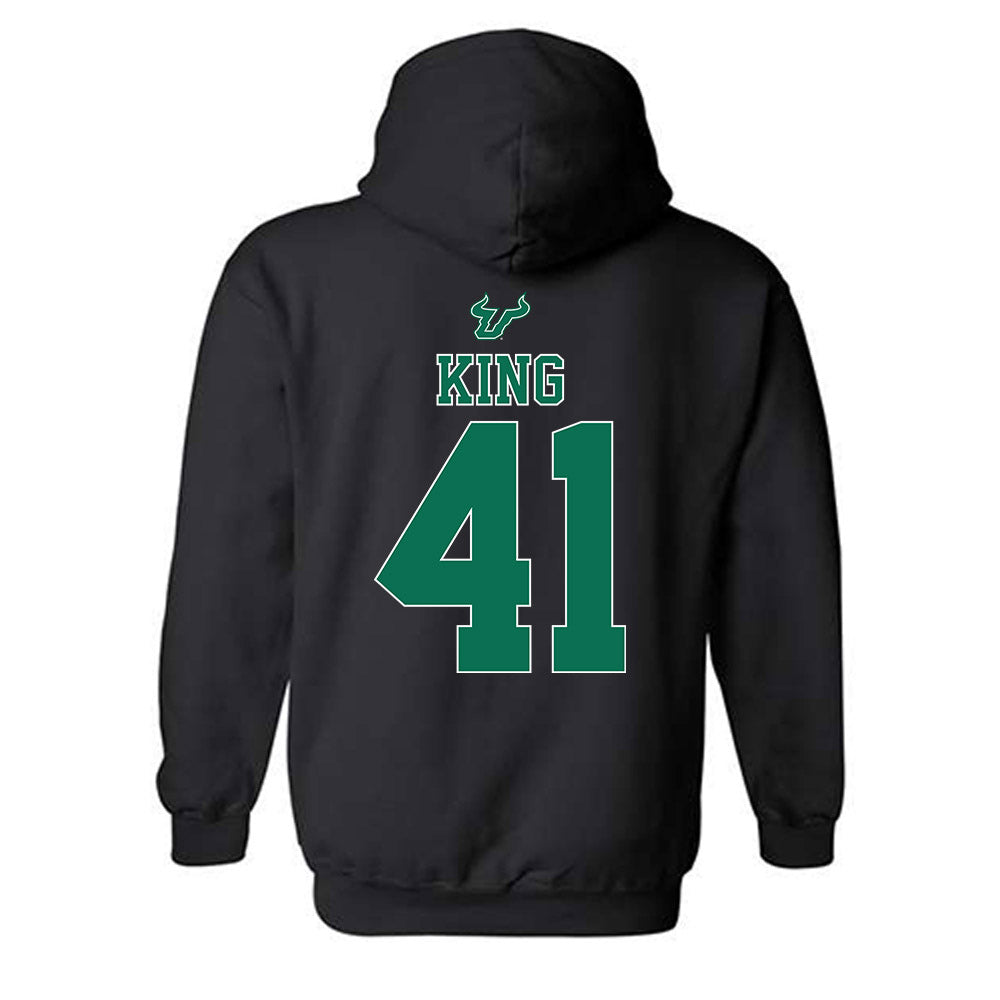 USF - NCAA Women's Lacrosse : Lindsey King - The Debut Win Hooded Sweatshirt-1